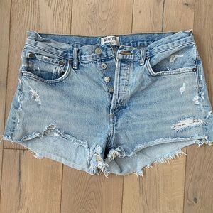 Agolde Parker Vintage loose fit cut off shorts